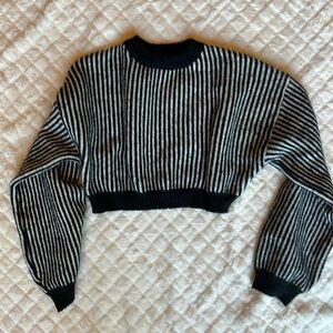 Adika black and white striped sweater!